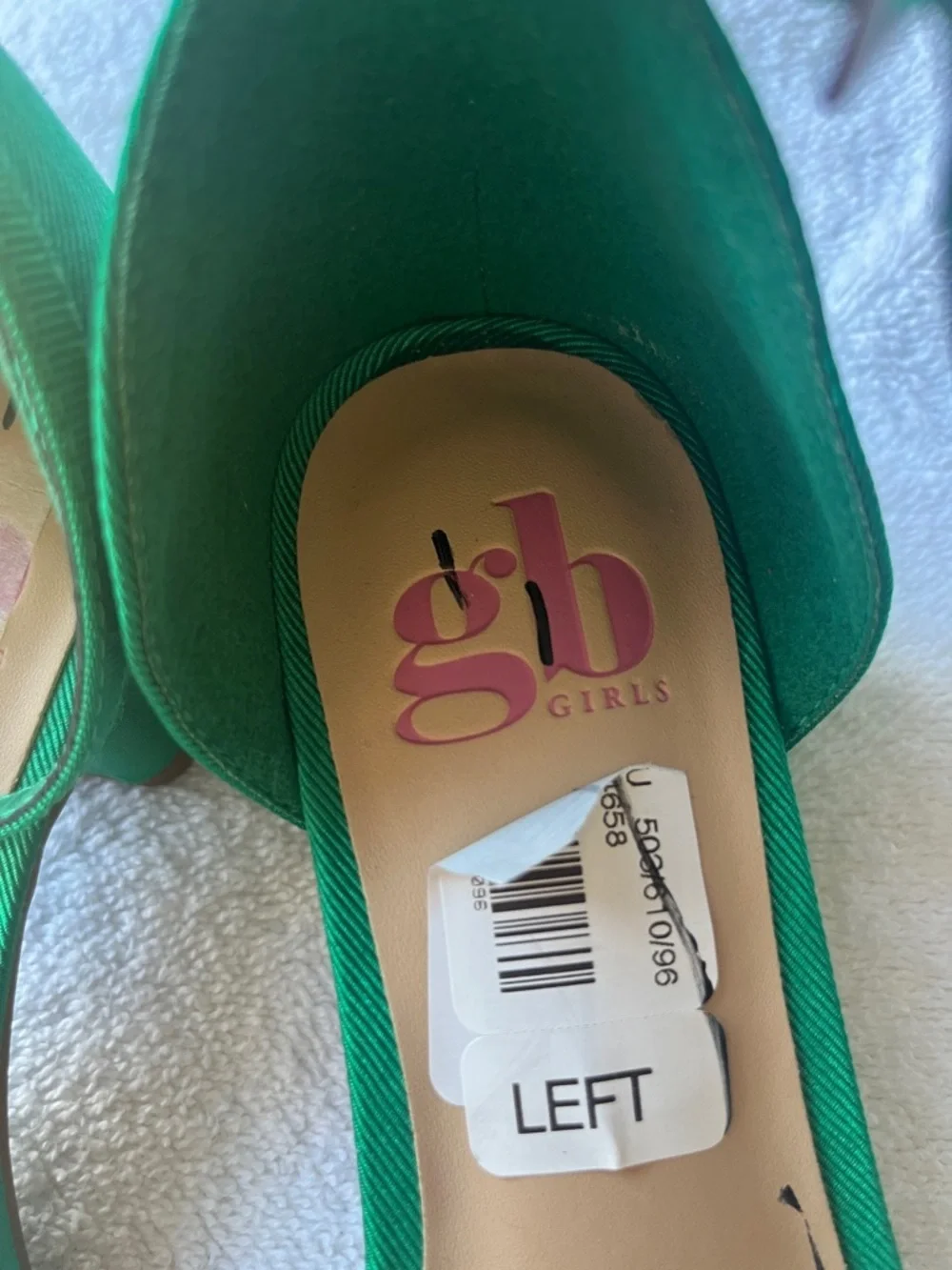 GB girls chic green